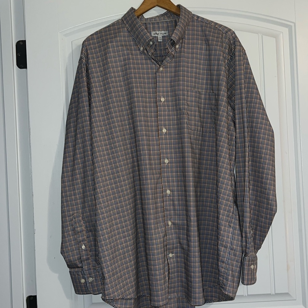 Peter Millar Casual Button down Dress Shirt Size XXL